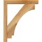 Ekena Millwork Imperial Block Rough Sawn Bracket w/ Offset Brace, Western Red Cedar, 4"W x 20"D x 24"H BKT0402X20X24IMP05RWR - alternate 3